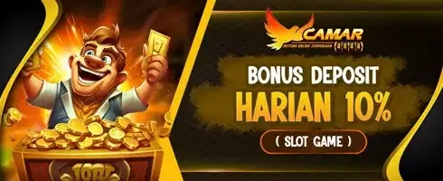 Bonus Deposit Harian 10% Tanpa Batas promotional banner